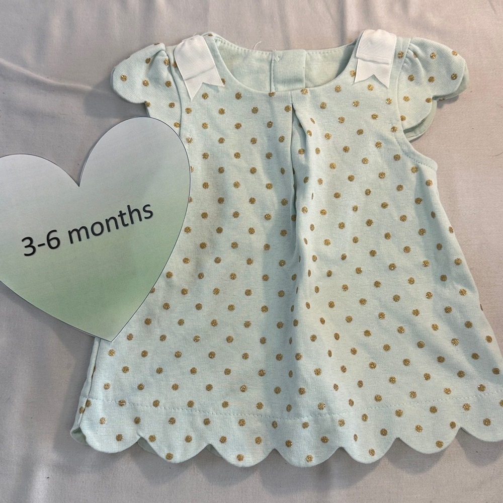 Tahari - 3-6M Adorable Polka Dot Baby Dress